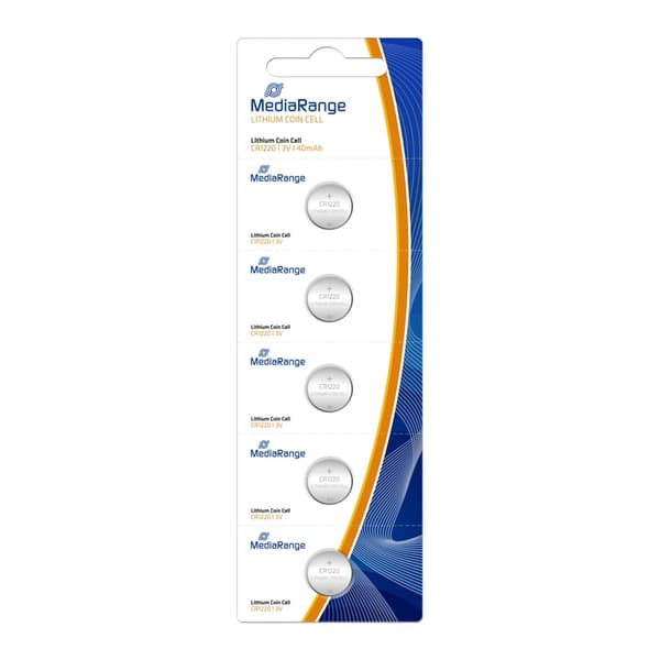 MediaRange batteri - 5 x CR1220 - Li-I
