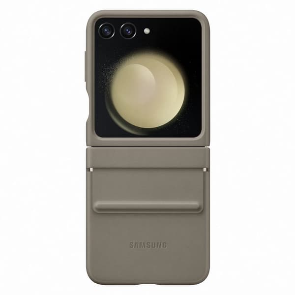Eco-läderfodral för Samsung Galaxy Z Flip 5 – brun