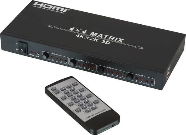 Lindy Matrix-kytkin HDMI 4K, 4:4 (38152)