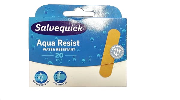 Salvequick Slices Aqua Resist vandtæt 1op-20stk