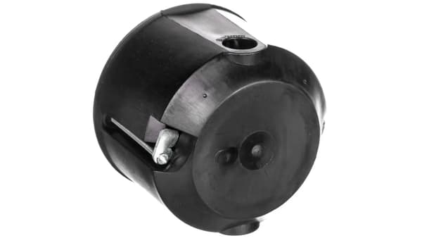 Slagfast boks, til hule scians, fri fi 60mm, jord E90 BS117 sort 83117007