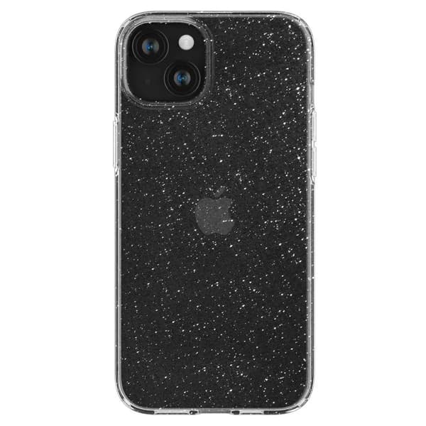 Spigen Liquid Crystal Fodral för iPhone 15 Plus – transparent och glittrande