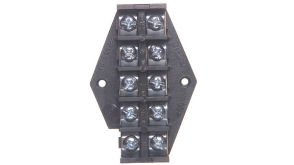 Endeplade ZPT /10mm2/ 5-sporet sort ZPT 5-10.0 83006007
