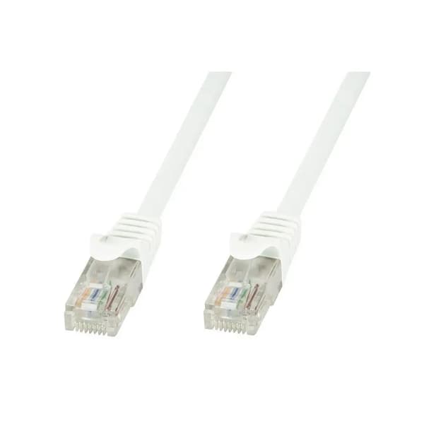 TECHLYPRO 029457 TechlyPro Netværkskabel patchkabel RJ45 Cat6 U/UTP 1m hvid 100% kobber