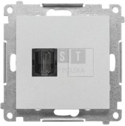 Simon 55 HDMI-stik (modul) aluminium mat TGHDMI.01/143