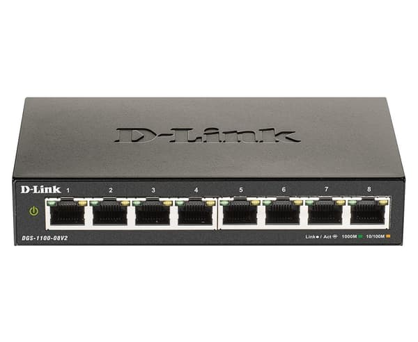 Switch D-Link DGS-1100-08V2/E 8xGbE