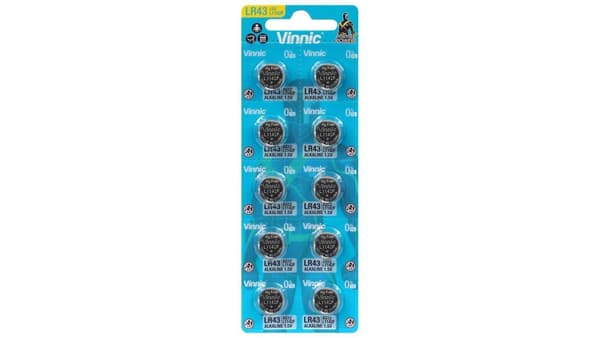 Vinnic Batteri LR43 1 stk