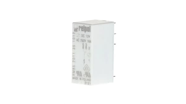 Relpol Miniaturafbryder 1P 12V DC PCB AgNi RM85-2011-35-1012 (600020)