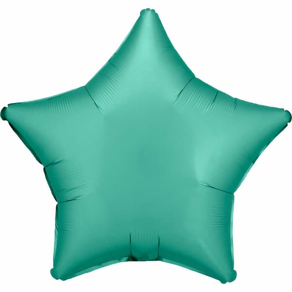 Folieballon Glans Jadegrøn stjerne 48cm 9914106