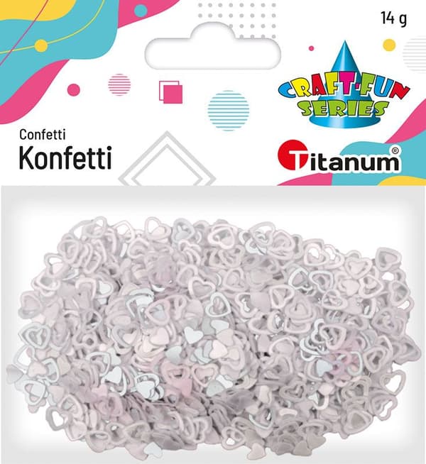 Konfetti Titanum Craft-Fun Serie Hjerter (11wc001)