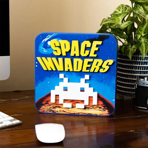 NUMSKULL SPACE INVADERS 3D LAMPE