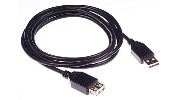 USB Libox USB-A -kaapeli - USB-A 1,8 m musta (LB0015)