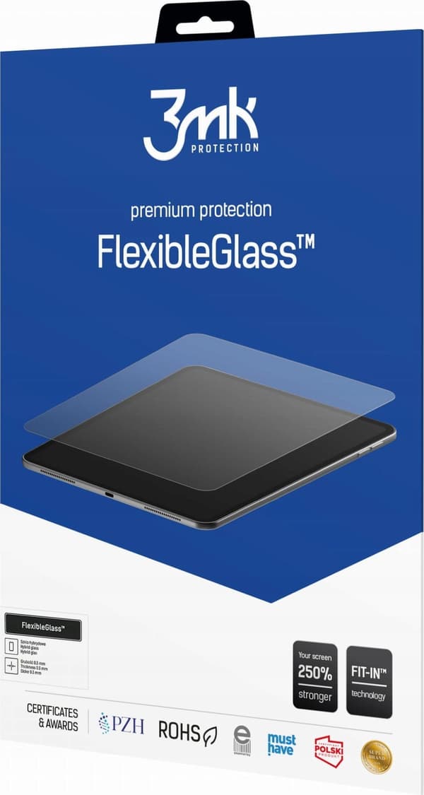 3MK FLEXIBLEGLASS SAM TAB S9 FE+ OP TIL 13 \"HYBRIDGLAS