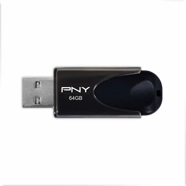 USB-tikku PNY FD64GATT4-EF         64 GB Musta