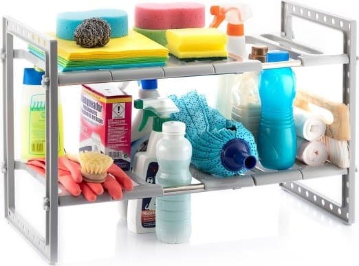 Utdragbar hyllenhet under diskbänk Shibblek InnovaGoods 2 hyllor