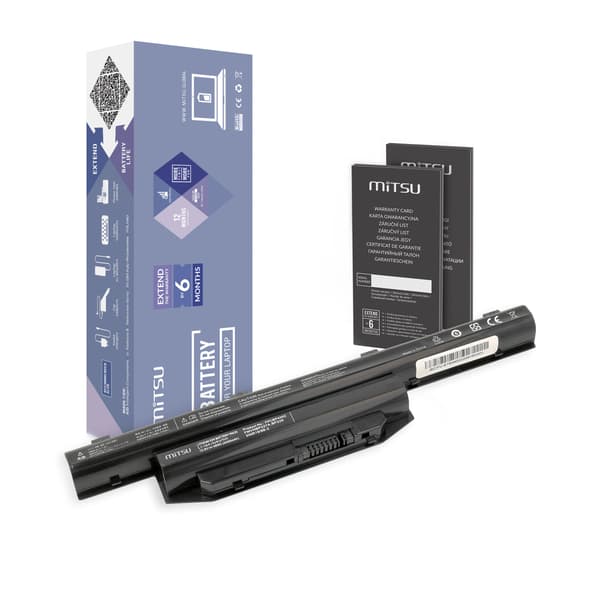 Batteri til Fujitsu Lifebook E753 4400 mAh (48 Wh) 10.8 - 11.1 Volt