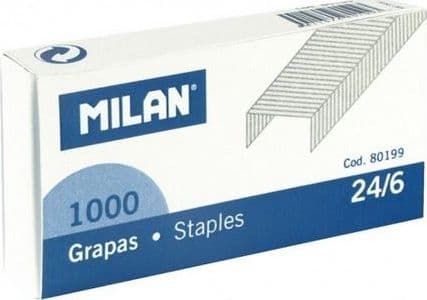 Hæfteklammer 24/6 1000 stk. MILAN