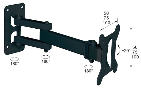 libox LB-200 - knægt - for LCD TV (ful