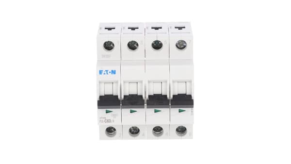 Eaton Strømafbryder 4P C 63A 6kA AC PL6-C63/4 166532