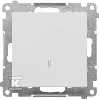Simon 55 Krydsforbinder (Modul) 10 AX, 250 V~, Lynkobling Lysegrå Mat TW7.01/114