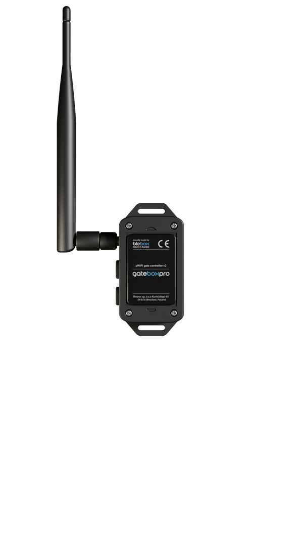 BLEBOX gateboxpro - PORTSTYRING MED EKSTERN ANTENNE