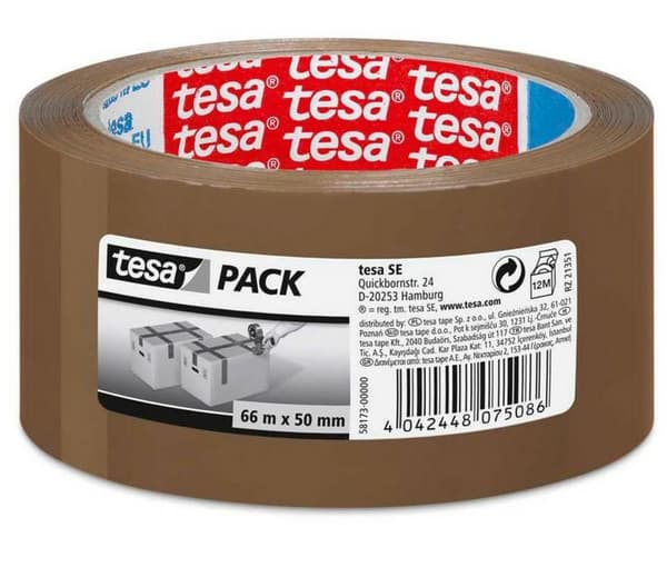 TESA FÖRPACKNINGSTEJP STANDARD 66m x 48mm BRAZ