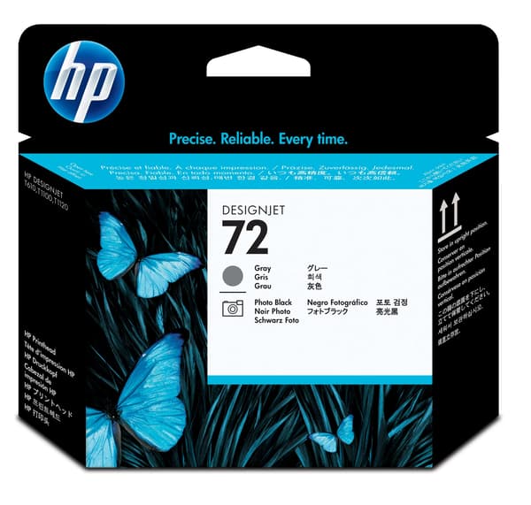 Vaihtopää HP 72 Harmaa
