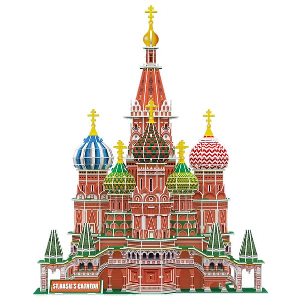 Cubicfun Pussel 3D Sankt Basils katedral National Geographic