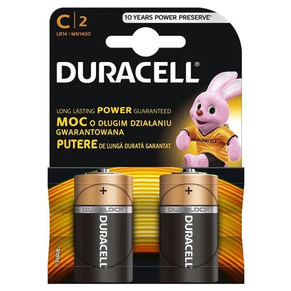 DURACELL BASIC LR14/C -paristo (2 kpl) V2
