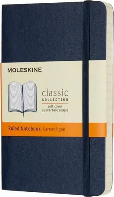 Notesbog Klassisk 9x14 safir linje MOLESKINE