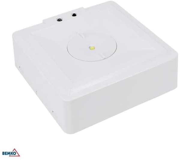 NÖDBELYSNING SCALER SQUARE 3W UTAN LINS IP40 SJÄLVTEST 3H CNBOP