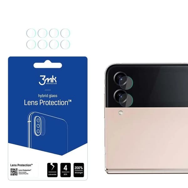 3mk Linsebeskyttelse Samsung Galaxy Z Flip4 (front)