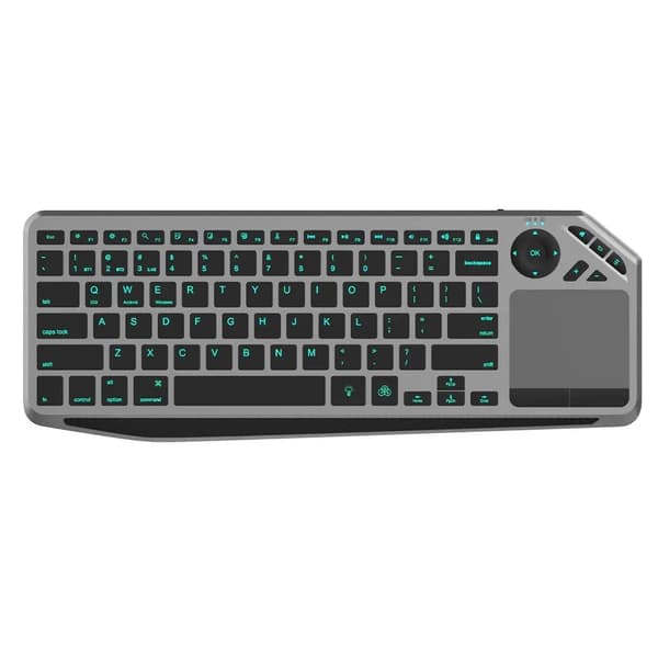 Techly Dobbelt Trådløst Tastatur BT/RF Touchpad LED RGB
