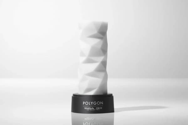 Tenga 3D Polygon Intimhylsa - Innovativ Texturerad Design 156.5mm