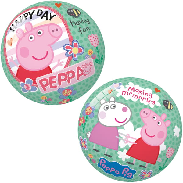 GUMMIBOLD 23 CM LICENS PEPPA GRIS