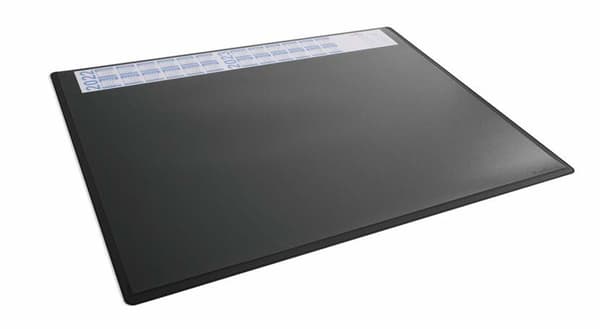 DURABLE PP skrivebordsunderlag med årskalender 650 x 500 cm, sort
