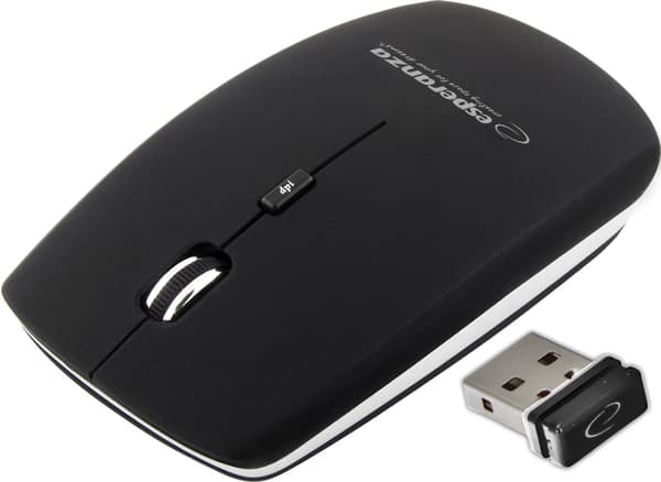 ESPERANZA LANGATON 2.4GHZ OPTINEN HIIRI 4D USB SATURN MUSTA