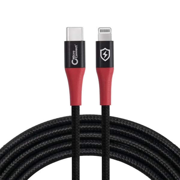 MicroConnect Safe Charge USB-C til lightning Data Blocker kabel 1,5m