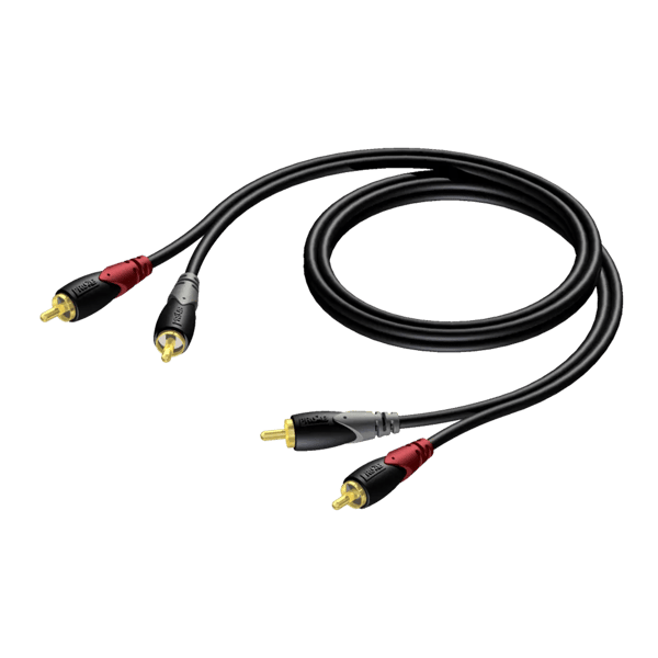 PROCAB CLA800/0.5 2 x RCA/cinch uros - 2x RCA/cinch uros 0.5 m