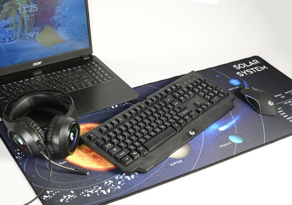 GEMBIRD Gamingmusmatta XL Solsystem
