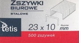 Kontorclips 23x10mm GZ102-A