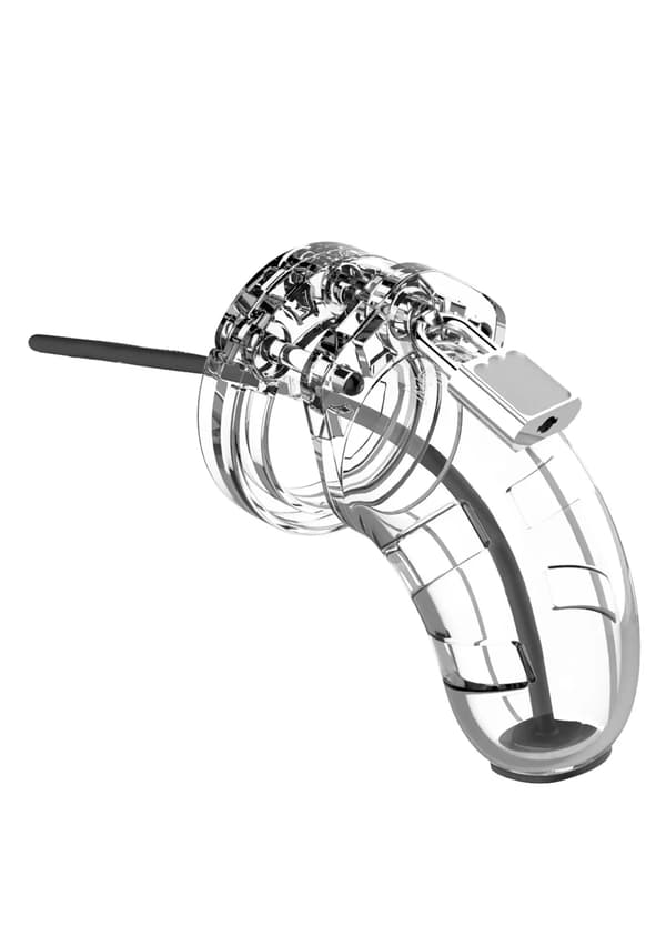 Modell 15 - Avhållsamhet - 3.5\"\" \"” - Penisfågel - Transparent