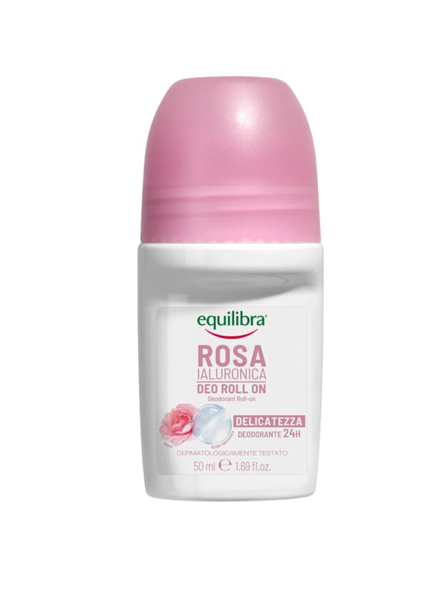 Equilibra Rosa Rose Deodorant i kugle med hyaluronsyre 50ml