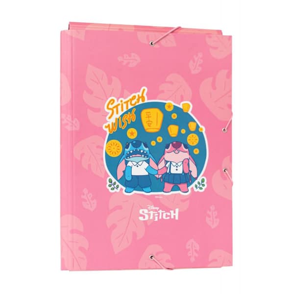 Disney Stitch - Mapp/portfölj med gummiband A4 (24 x 34 cm)