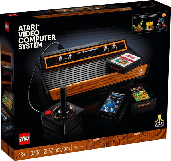 Playset Lego Atari videocomputer system 2532 Kappaletta