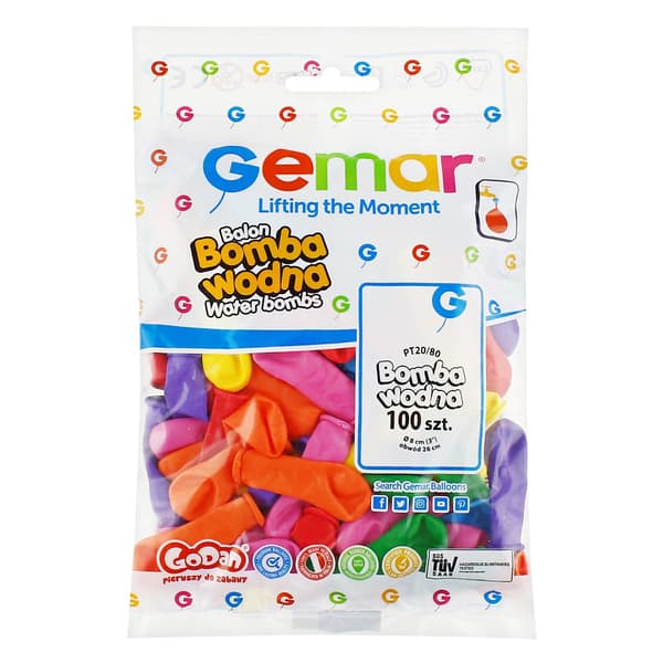 VATTENBOMBER BALLONG 100 STYCKEN