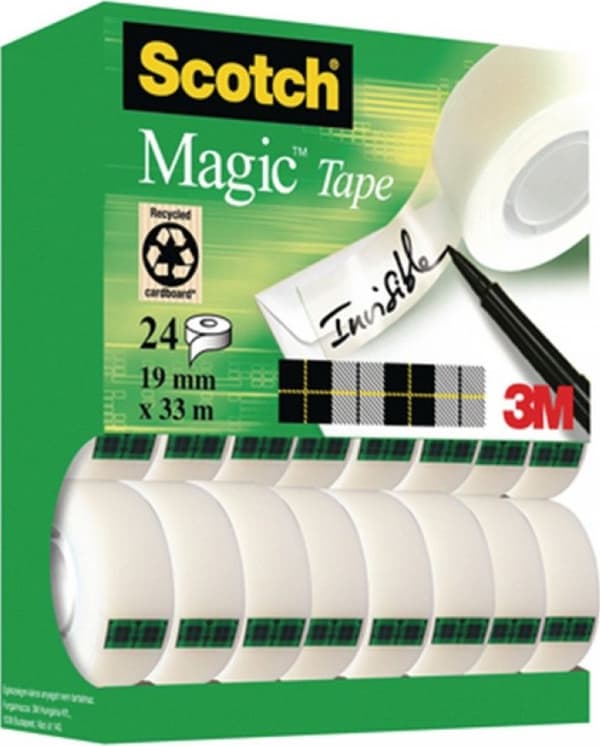 Scotch Magic Office Tejp (8-1933R24TPR), matt, 19mm, 33m, 24st