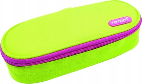Ovalt pennfodral utan utrustning 22x9x5,5cm MIX