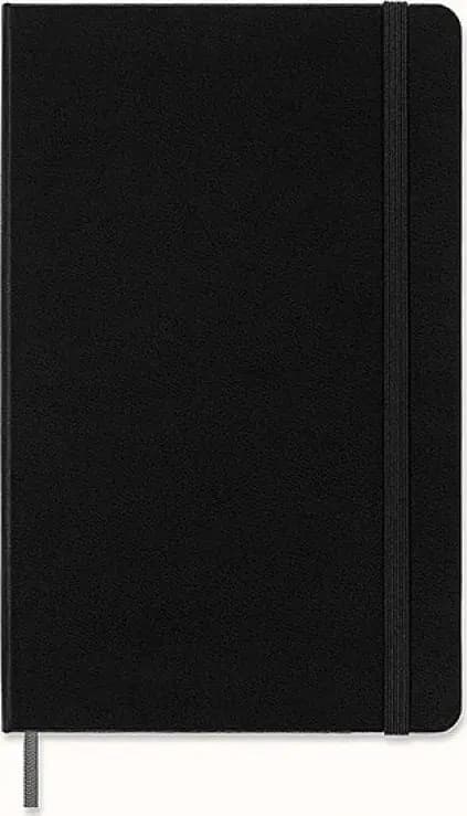 Notesbog L 13x21cm Smart line TW sort