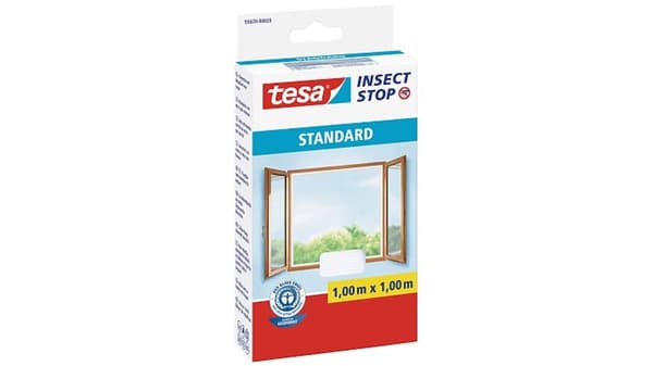 Fönstermyggnät standard 1,3m:1,5m, vit